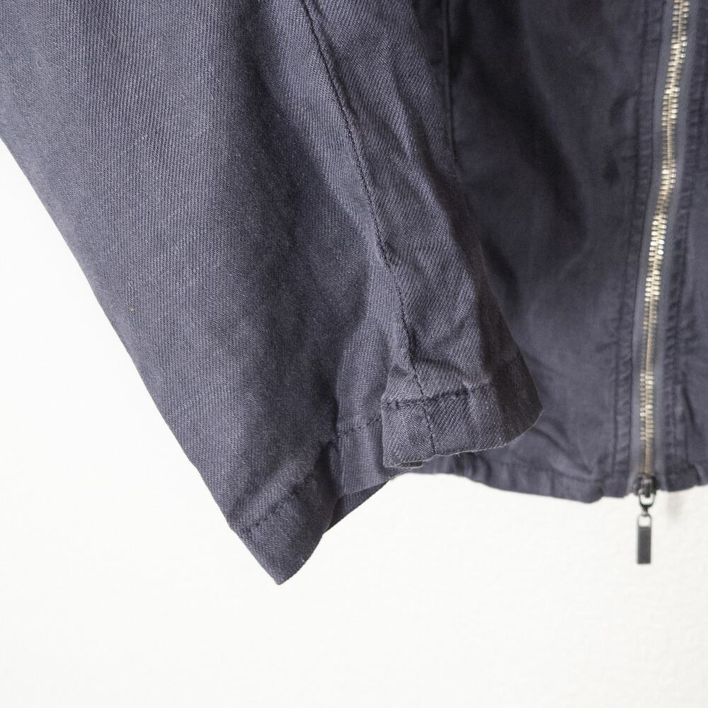 Level 99 Jacket Zip Front Black Stretch Knit Wome… - image 7